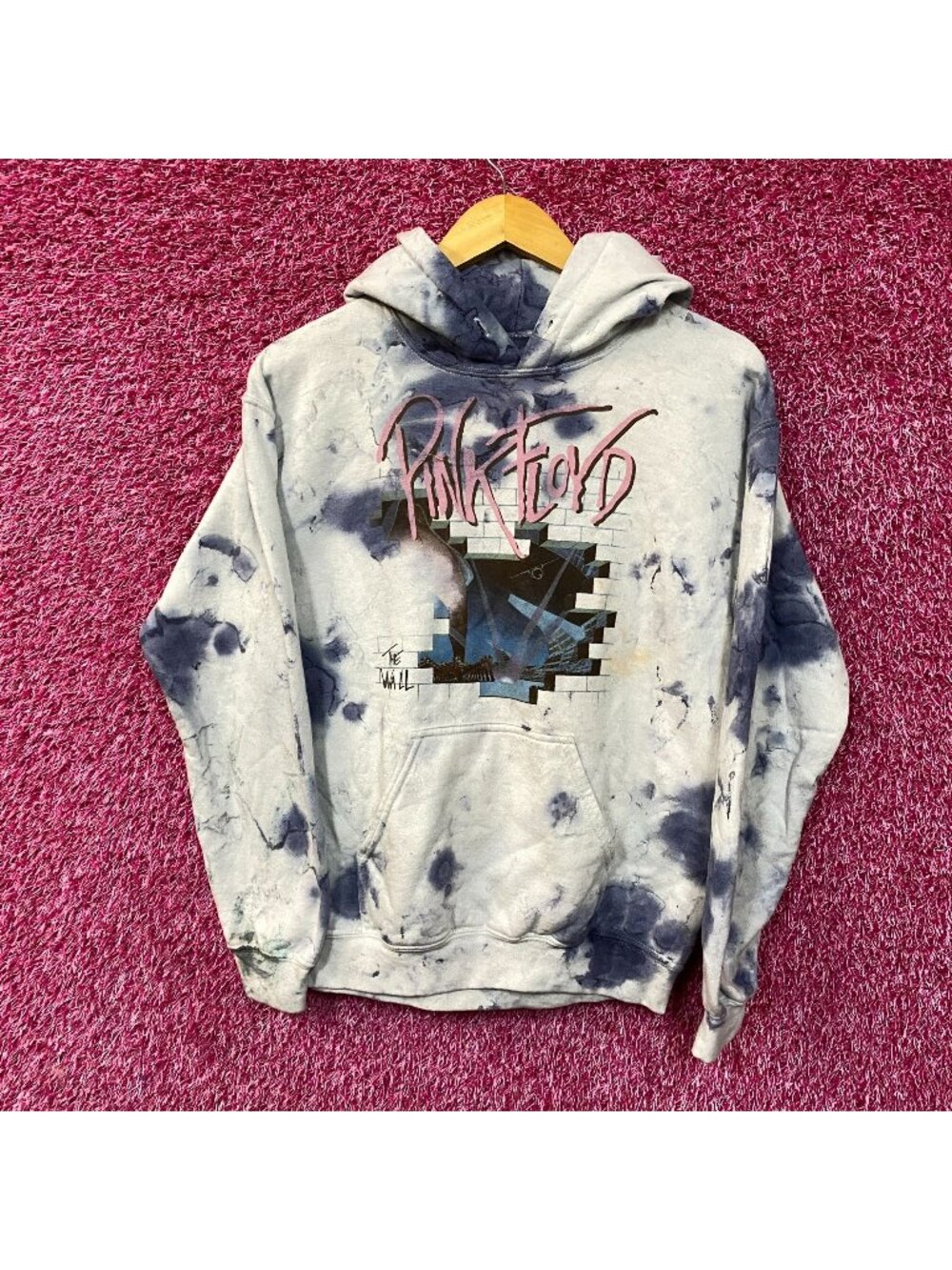 Pink Floyd The Wall Graphic Print Pullover Hoodie Small
